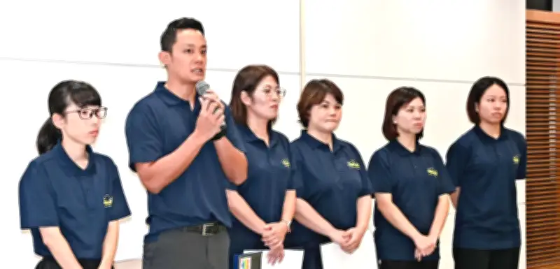 パラオ研修の教諭6人が帰国報告 県教育庁で成果発表