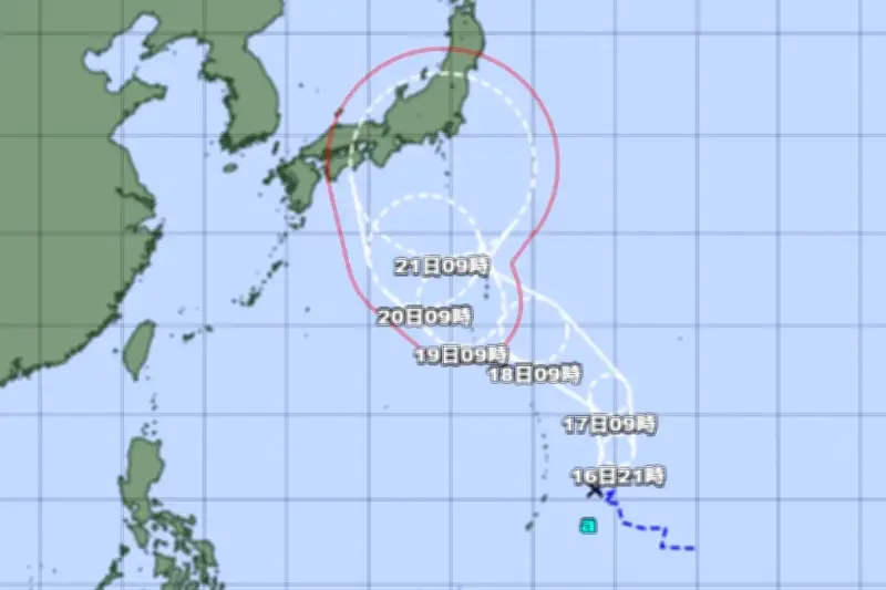 台風、沖縄地方への接近可能性低く　進路北寄りに　現在は熱帯低気圧