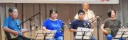 沖縄市南桃原で文化祭、三線や舞台発表に区民約80人が来場