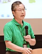 石巻の防災士・井上さんが与那原で講演「公助は1割」と被災経験語る