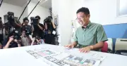 古謝玄太氏、当選から一夜明け「146万人の代表として前に」 過去最多42万票に驚き