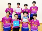 卓球県中学対抗団体戦 男子は花木クラブ、女子は普天間が優勝