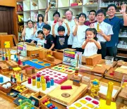 沖縄盲学校に手作り木製教材ずらり そうめん箱や70年代の作品も 触って学ぶ教員の工夫