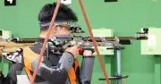 東潤（興南高）がエアライフル60発で3位 青森国スポ会期前競技