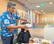 広島原爆の街並みをVRで追体験 沖縄市役所で4日まで