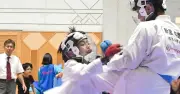 県少年少女空手・組手 川上（与那原東）2年ぶりV 吉田（中川）初優勝 上位4人は九州大会へ