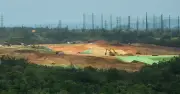 自衛隊補給拠点の造成工事進む 住民説明会なく地元から懸念の声