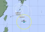 台風24号、暴風域伴わず本島接近へ 2日朝時点で大東島方面に進路