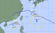 台風24号が接近も暴風域なし　2～3日に大東島や本島へ、高波警戒